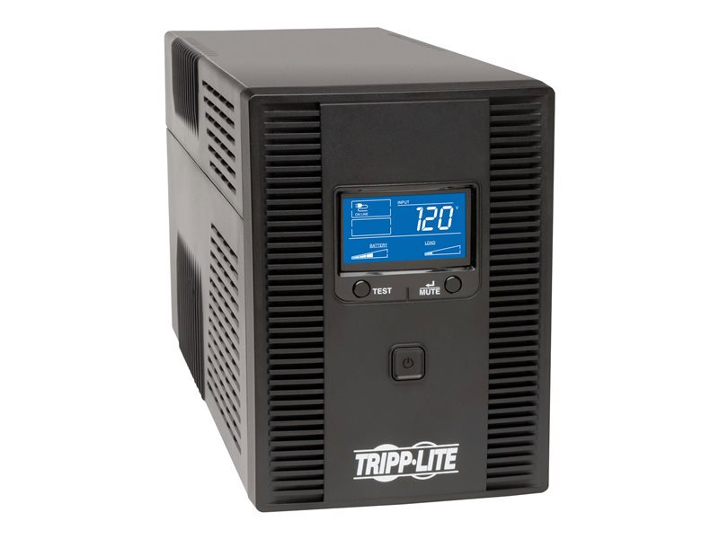SmartPro LCD Line-Interactive UPS AVR Tower, 8 Outlets, 1,300 VA, 650 J